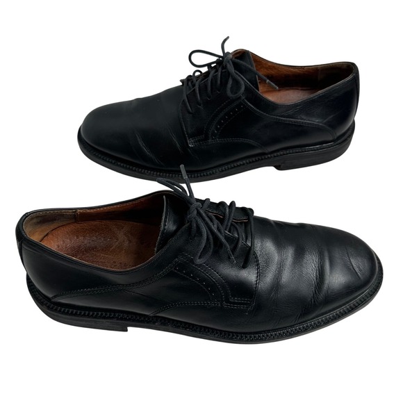 Johnston & Murphy Passport‎ Leather Upper&Lining Black Shoes Size 10 Italy  Made main image 5